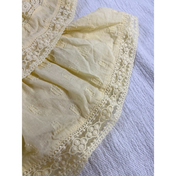 2- Altar'd State Raleigh Layered Lace Shorts Womens XS Denim Mini Academia Boho‎ - Picture 11 of 14